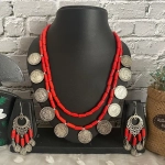 Red Coin Necklace