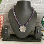 Illeana – Violet Agates Necklace Set