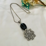 Floral Black Beauty Pendant