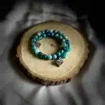 Heart to Heart – Blue Agates Bracelet