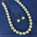 Mint Twigs – Pearl Necklace Set