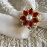 Ruby Red Ring – Free Size