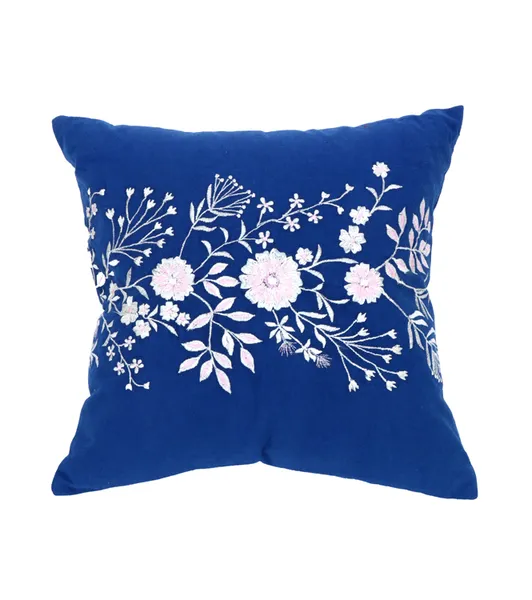Floral Blue Cushion cover