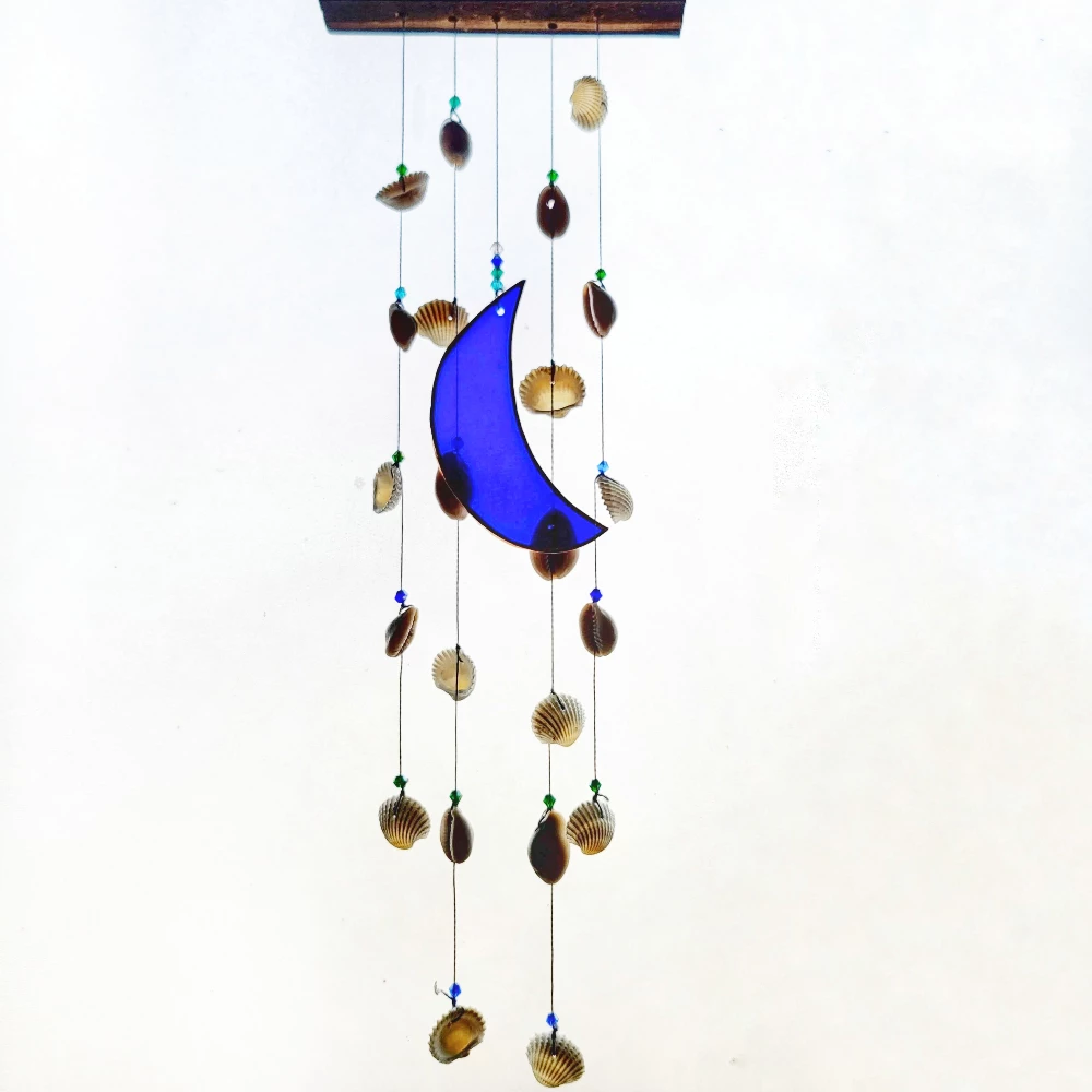Upcycled prism stained glass suncatcher hanging