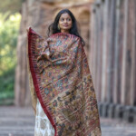 Handloom Kalamkari Silk Dupatta