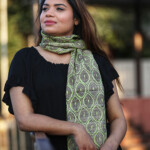 Kantha Stitch Hand Embroidered Tussar Silk Stole