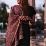 Kantha Stitch Hand Embroidered Tussar Silk Stole