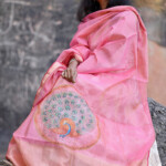 Pichwai Chanderi Silk Hand Painted Dupatta