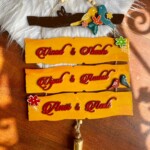 Birds N Bells Yellow Nameplate 1