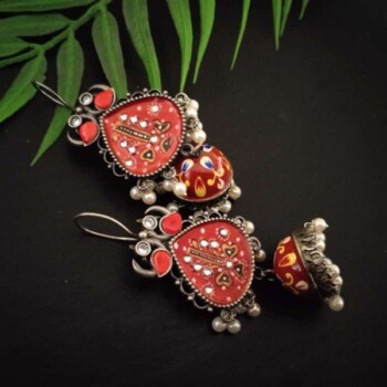 Classis Meenakari Jhumka 1