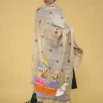 Pattachitra Hand-painted Tussar Silk Dupatta