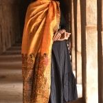 Madhubani Hand-Painted Tussar Silk Dupatta