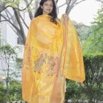 Pichwai Chanderi Silk Hand Painted Dupatta