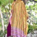 Kantha Stitch Tussar Silk Hand Embroidered Dupatta