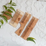 Family Set of 3 Neem Wood Combs