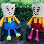 Doll Planters – set of 2