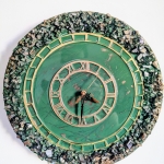 Crystal green clock