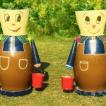 Pair of Doll Planter