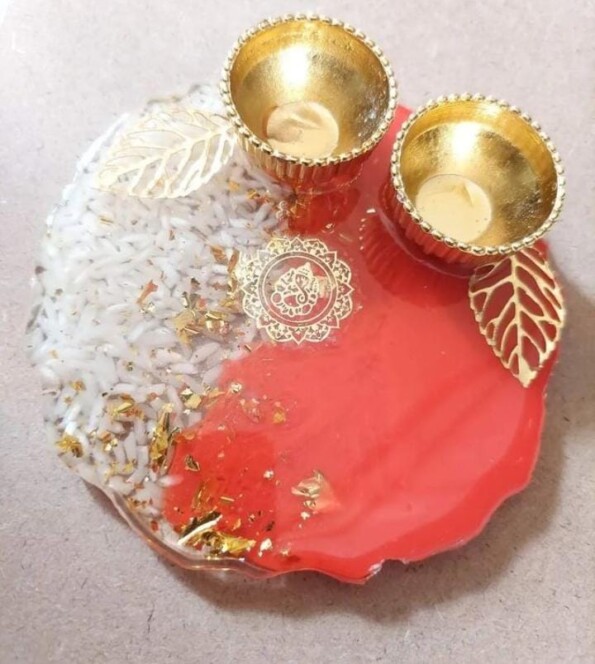 Resin Pooja Thali