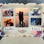 Square Resin Photo Frame with Photo