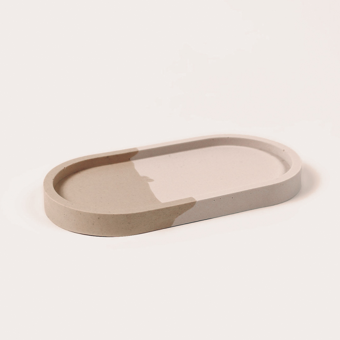OVAL TRAY ( MARBLE )