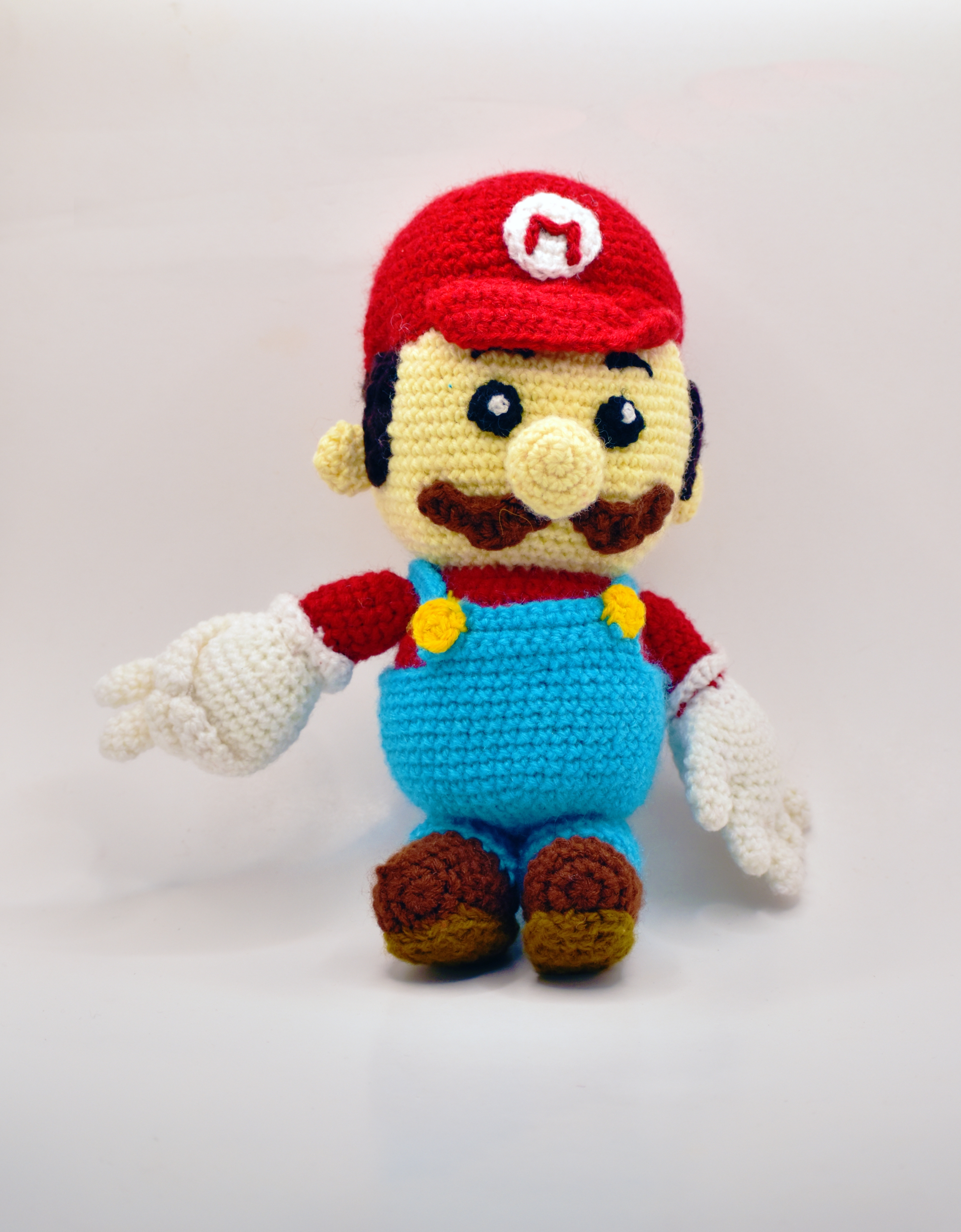 Handmade Crochet Mario