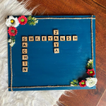 Word Scrabble Nameplate