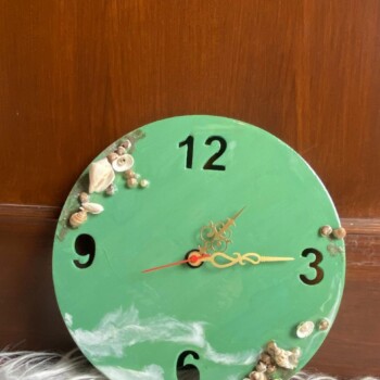 Blue Green Clock