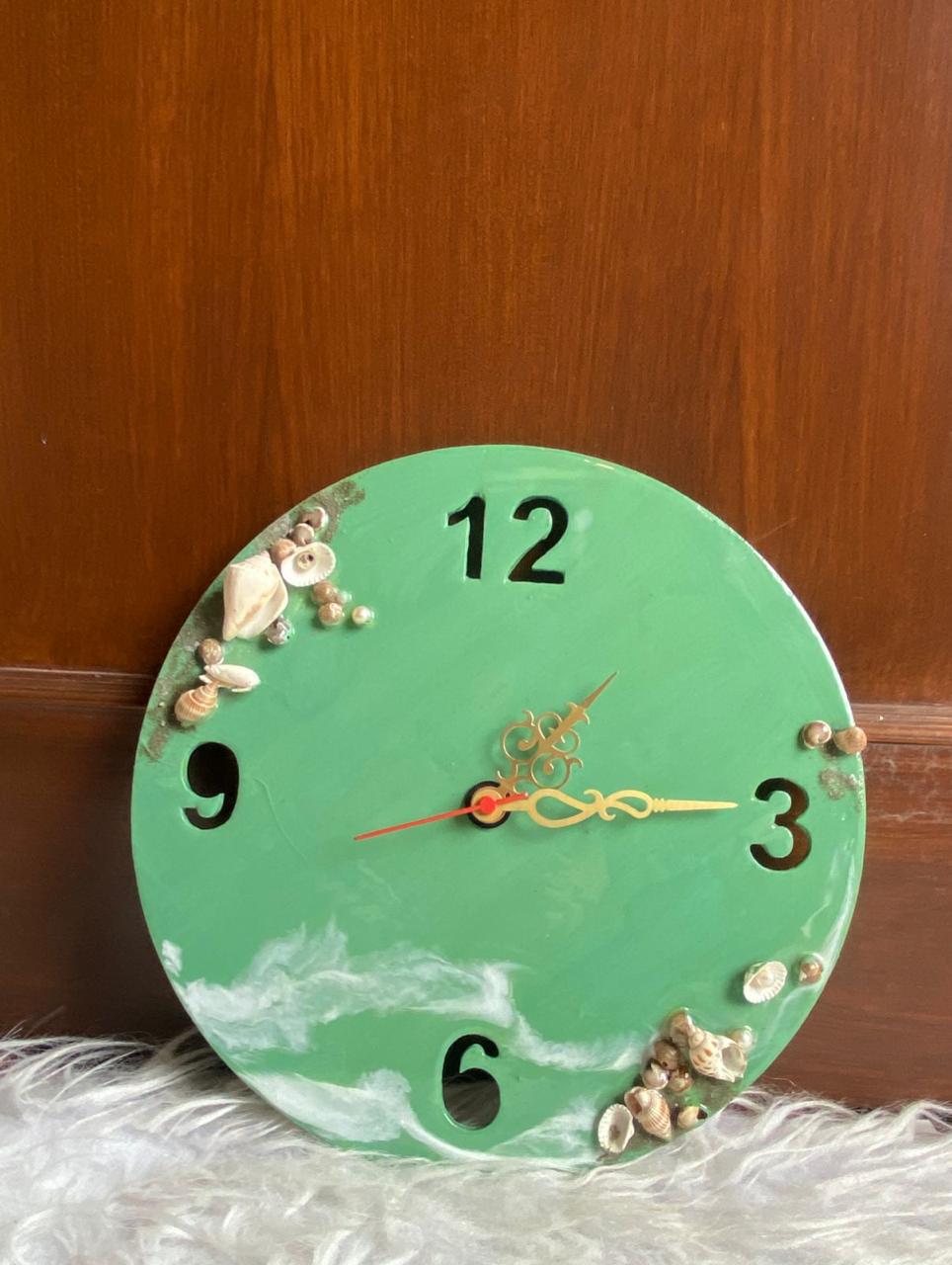 Sage Green Wall Clock