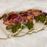 Coasters with Dried Flowers – Set of 4