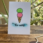 Mini Greeting Card Cool Craftin
