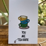 Mini Greeting Card Tea- Terrific Craftin