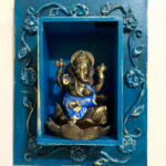 Wooden Shelf With Ganesha Cleanup