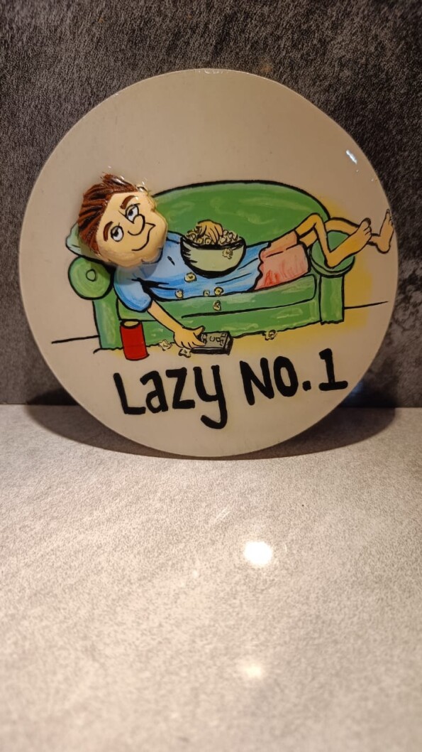 Lazy Bro Fridge Magnet