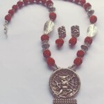 The warrior Ganpati necklace set