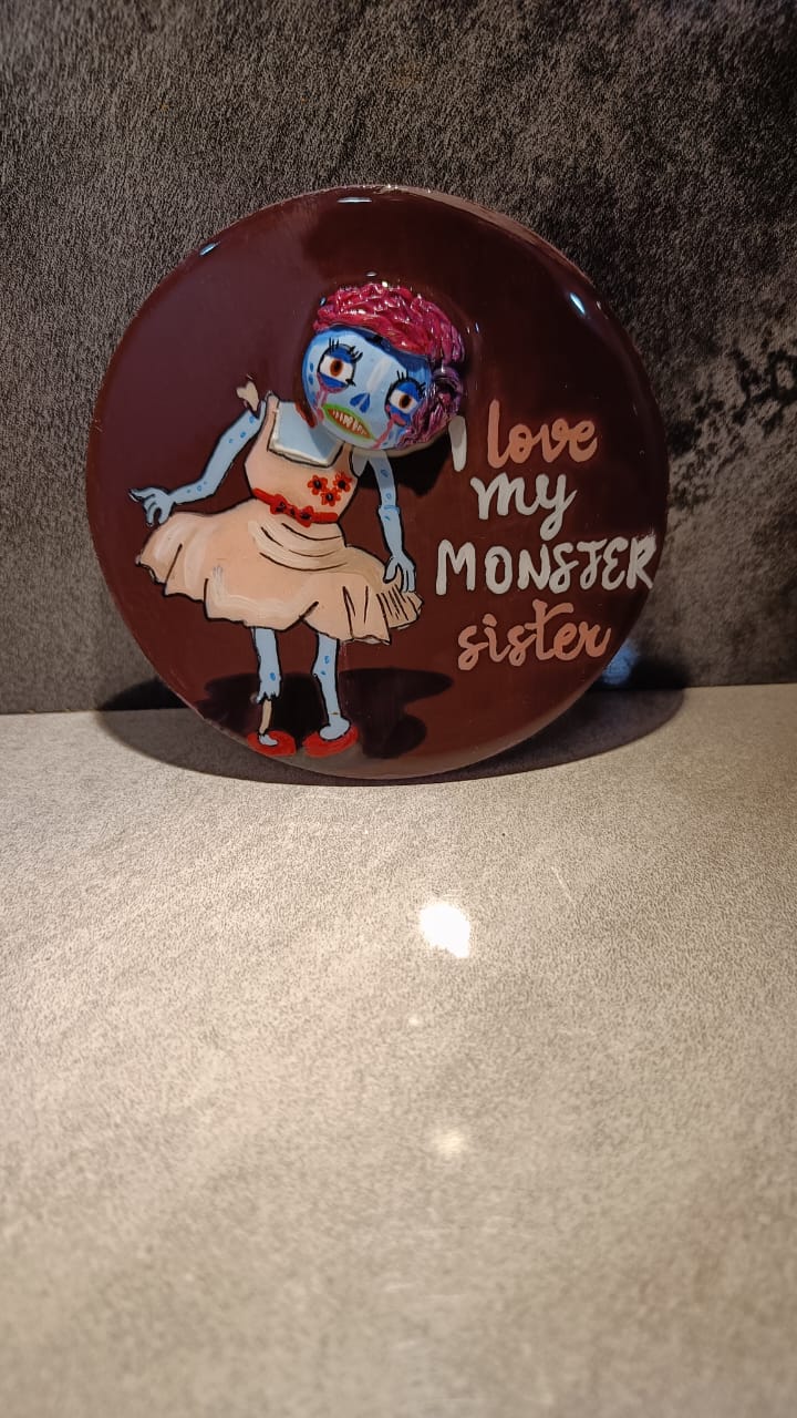 I Love My Monster Sis – Fridge Magnet