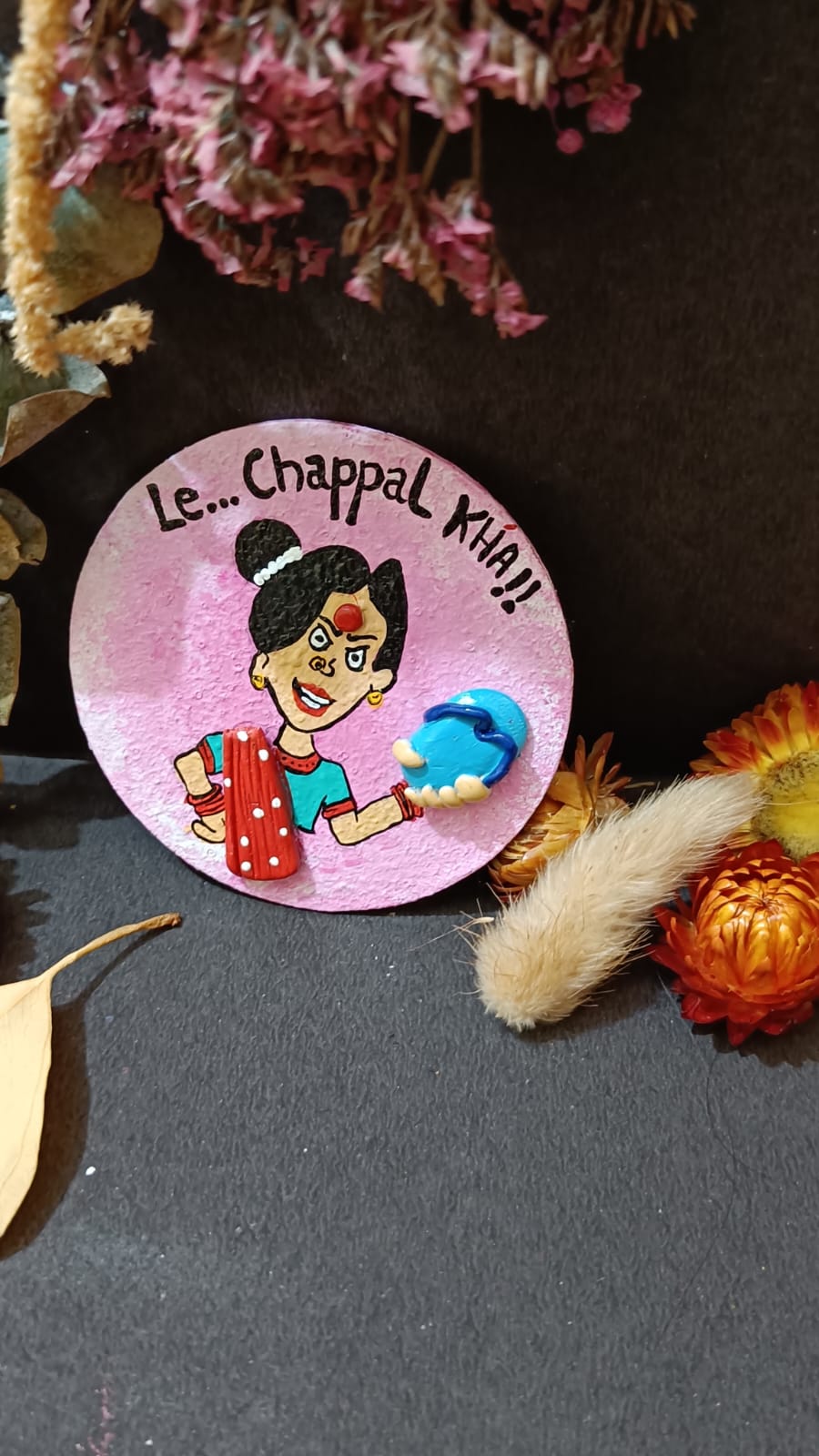 Le Chappal Kha – Fridge Magnet