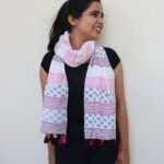 Multicolor Printed Cotton Scarf