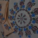 Hand-painted double bedsheet