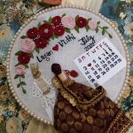 Embroidered Wedding Hoopart