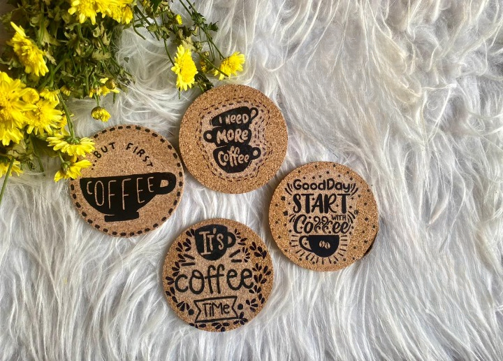 Set of 2 Coffee Coasters