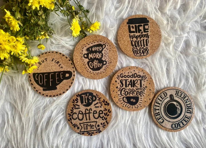 Set of 4 Coffee Coasters