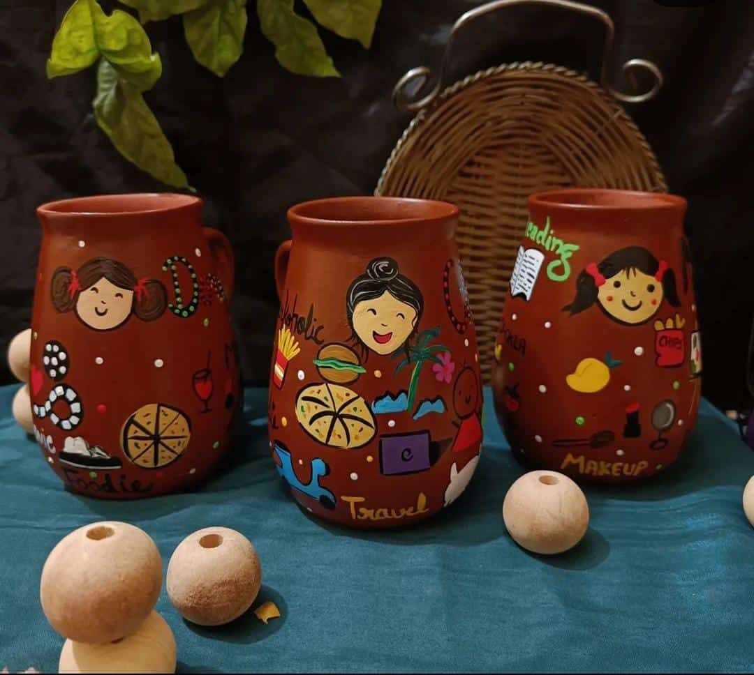 Teracotta customized hobby mug