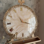 Beige Clock – 15 inch