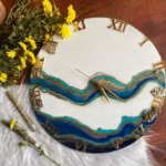 Ocean theme Resin clock .