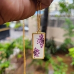 Resin Flower Necklace