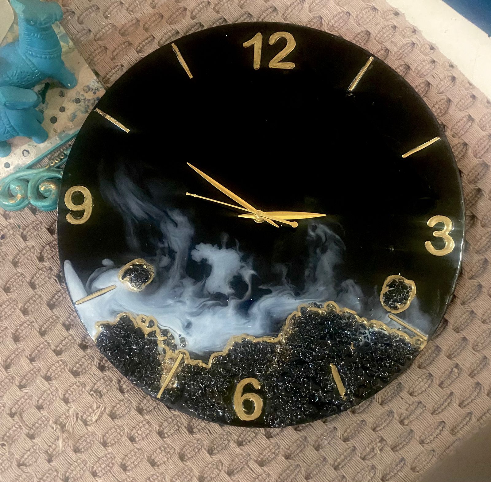 Black Beach Clock