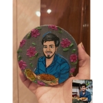Customised caricature magnet from reference picture