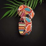 MULTICOLORED EMBROIDERED HOOPS