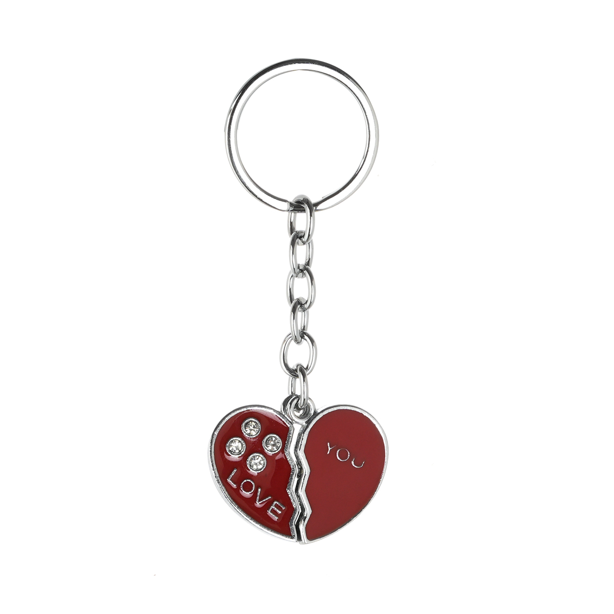 Key & Heart Keychain